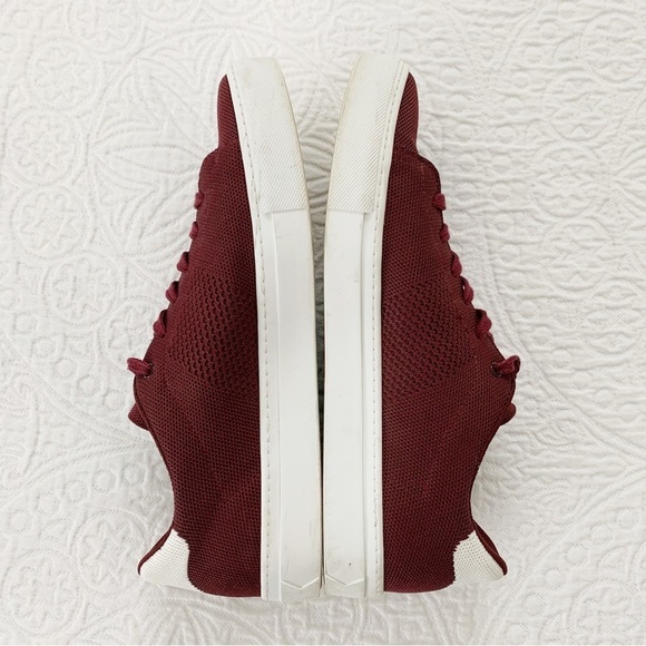 GREATS Men's Royale Knit Sneaker, Maroon - Picture 6 of 8